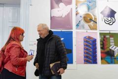 15.10.2025 Szczecin. Dom Kultury 13 Muz. Galeria Foyer - Drugi Przegląd Pracowni. Fot. Robert Stachnik.