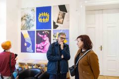 15.10.2025 Szczecin. Dom Kultury 13 Muz. Galeria Foyer - Drugi Przegląd Pracowni. Fot. Robert Stachnik.