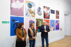 15.10.2025 Szczecin. Dom Kultury 13 Muz. Galeria Foyer - Drugi Przegląd Pracowni. Fot. Robert Stachnik.