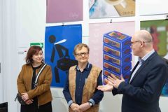 15.10.2025 Szczecin. Dom Kultury 13 Muz. Galeria Foyer - Drugi Przegląd Pracowni. Fot. Robert Stachnik.