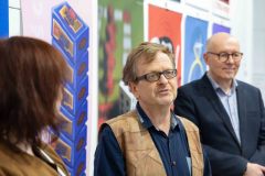 15.10.2025 Szczecin. Dom Kultury 13 Muz. Galeria Foyer - Drugi Przegląd Pracowni. Fot. Robert Stachnik.