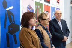 15.10.2025 Szczecin. Dom Kultury 13 Muz. Galeria Foyer - Drugi Przegląd Pracowni. Fot. Robert Stachnik.