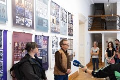 21.05.2025 Szczecin. Dom Kultury 13 Muz. Galeria Foyer - Formy Narracji - wystawa studentów i absolwentów Akademii Sztuki w Szczecinie. Fot. Robert Stachnik.