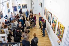 17.09.2025 Szczecin. DK 13 Muz. Galeria Foyer - Grzegorz Pietkiewicz - malarstwo. Fot. Robert Stachnik.