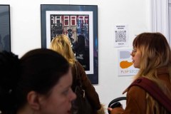 15.04.2026 Szczecin. Dom Kultury 13 Muz. Galeria Foyer - Izabela Herbich - Miejska utopia - grafika. Fot. Robert Stachnik.