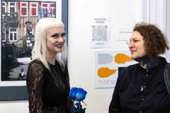 15.04.2026 Szczecin. Dom Kultury 13 Muz. Galeria Foyer - Izabela Herbich - Miejska utopia - grafika. Fot. Robert Stachnik.