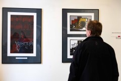 15.04.2026 Szczecin. Dom Kultury 13 Muz. Galeria Foyer - Izabela Herbich - Miejska utopia - grafika. Fot. Robert Stachnik.