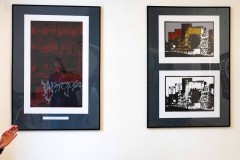 15.04.2026 Szczecin. Dom Kultury 13 Muz. Galeria Foyer - Izabela Herbich - Miejska utopia - grafika. Fot. Robert Stachnik.