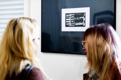 15.04.2026 Szczecin. Dom Kultury 13 Muz. Galeria Foyer - Izabela Herbich - Miejska utopia - grafika. Fot. Robert Stachnik.