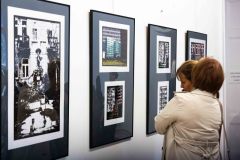 15.04.2026 Szczecin. Dom Kultury 13 Muz. Galeria Foyer - Izabela Herbich - Miejska utopia - grafika. Fot. Robert Stachnik.