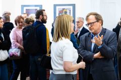 15.04.2026 Szczecin. Dom Kultury 13 Muz. Galeria Foyer - Izabela Herbich - Miejska utopia - grafika. Fot. Robert Stachnik.