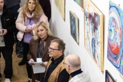 10.12.2025 Szczecin. Dom Kultury 13 Muz. Galeria Foyer - NIE - ŹLE. Pomiędzy dwoma światami: sacrum i profanum w malarstwie. Fot. Robert Stachnik.