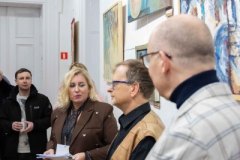 10.12.2025 Szczecin. Dom Kultury 13 Muz. Galeria Foyer - NIE - ŹLE. Pomiędzy dwoma światami: sacrum i profanum w malarstwie. Fot. Robert Stachnik.
