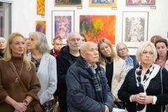 10.12.2025 Szczecin. Dom Kultury 13 Muz. Galeria Foyer - NIE - ŹLE. Pomiędzy dwoma światami: sacrum i profanum w malarstwie. Fot. Robert Stachnik.