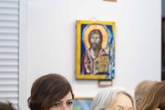 10.12.2025 Szczecin. Dom Kultury 13 Muz. Galeria Foyer - NIE - ŹLE. Pomiędzy dwoma światami: sacrum i profanum w malarstwie. Fot. Robert Stachnik.