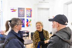 11.03.2026 Szczecin. Dom Kultury 13 Muz. Galeria Foyer - Plakaty plus animacje / offline plus online - wystawa zbiorowa studentów i absolwentów Akademii Sztuki w Szczecinie. Fot. Robert Stachnik.