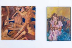 11.06.2025 Szczecin. Dom Kultury 13 Muz. Galeria Foyer - Sztuka Niedoskonałości - A. Chmiel, M. Grzywa, A. Falkiewicz - malarstwo. Fot. Robert Stachnik.