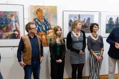 11.06.2025 Szczecin. Dom Kultury 13 Muz. Galeria Foyer - Sztuka Niedoskonałości - A. Chmiel, M. Grzywa, A. Falkiewicz - malarstwo. Fot. Robert Stachnik.