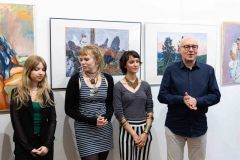 11.06.2025 Szczecin. Dom Kultury 13 Muz. Galeria Foyer - Sztuka Niedoskonałości - A. Chmiel, M. Grzywa, A. Falkiewicz - malarstwo. Fot. Robert Stachnik.