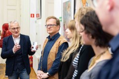 11.06.2025 Szczecin. Dom Kultury 13 Muz. Galeria Foyer - Sztuka Niedoskonałości - A. Chmiel, M. Grzywa, A. Falkiewicz - malarstwo. Fot. Robert Stachnik.