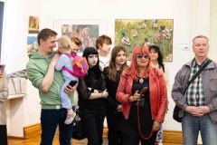 11.06.2025 Szczecin. Dom Kultury 13 Muz. Galeria Foyer - Sztuka Niedoskonałości - A. Chmiel, M. Grzywa, A. Falkiewicz - malarstwo. Fot. Robert Stachnik.