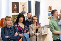 11.06.2025 Szczecin. Dom Kultury 13 Muz. Galeria Foyer - Sztuka Niedoskonałości - A. Chmiel, M. Grzywa, A. Falkiewicz - malarstwo. Fot. Robert Stachnik.