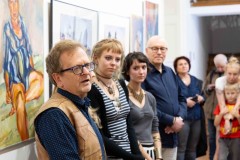 11.06.2025 Szczecin. Dom Kultury 13 Muz. Galeria Foyer - Sztuka Niedoskonałości - A. Chmiel, M. Grzywa, A. Falkiewicz - malarstwo. Fot. Robert Stachnik.