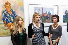 11.06.2025 Szczecin. Dom Kultury 13 Muz. Galeria Foyer - Sztuka Niedoskonałości - A. Chmiel, M. Grzywa, A. Falkiewicz - malarstwo. Fot. Robert Stachnik.