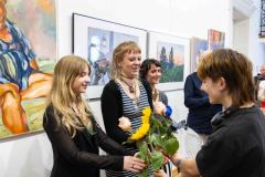 11.06.2025 Szczecin. Dom Kultury 13 Muz. Galeria Foyer - Sztuka Niedoskonałości - A. Chmiel, M. Grzywa, A. Falkiewicz - malarstwo. Fot. Robert Stachnik.