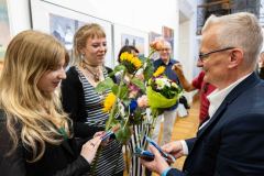 11.06.2025 Szczecin. Dom Kultury 13 Muz. Galeria Foyer - Sztuka Niedoskonałości - A. Chmiel, M. Grzywa, A. Falkiewicz - malarstwo. Fot. Robert Stachnik.