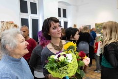 11.06.2025 Szczecin. Dom Kultury 13 Muz. Galeria Foyer - Sztuka Niedoskonałości - A. Chmiel, M. Grzywa, A. Falkiewicz - malarstwo. Fot. Robert Stachnik.