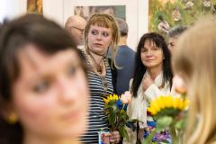11.06.2025 Szczecin. Dom Kultury 13 Muz. Galeria Foyer - Sztuka Niedoskonałości - A. Chmiel, M. Grzywa, A. Falkiewicz - malarstwo. Fot. Robert Stachnik.