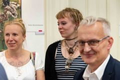 11.06.2025 Szczecin. Dom Kultury 13 Muz. Galeria Foyer - Sztuka Niedoskonałości - A. Chmiel, M. Grzywa, A. Falkiewicz - malarstwo. Fot. Robert Stachnik.