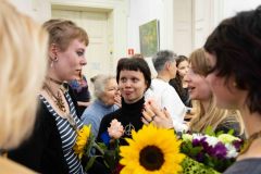 11.06.2025 Szczecin. Dom Kultury 13 Muz. Galeria Foyer - Sztuka Niedoskonałości - A. Chmiel, M. Grzywa, A. Falkiewicz - malarstwo. Fot. Robert Stachnik.