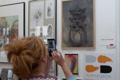 17.06.2026 Szczecin. Dom Kultury 13 Muz. Galeria Foyer - Wystawa absolwentów Państwowego Liceum Sztuk Plastycznych w Szczecinie z roku 1981 - 50 x 45. Fot. DK 13 Muz.