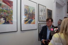 17.06.2026 Szczecin. Dom Kultury 13 Muz. Galeria Foyer - Wystawa absolwentów Państwowego Liceum Sztuk Plastycznych w Szczecinie z roku 1981 - 50 x 45. Fot. DK 13 Muz.