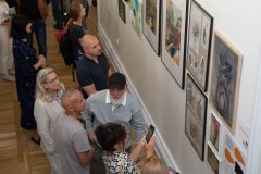 17.06.2026 Szczecin. Dom Kultury 13 Muz. Galeria Foyer - Wystawa absolwentów Państwowego Liceum Sztuk Plastycznych w Szczecinie z roku 1981 - 50 x 45. Fot. DK 13 Muz.