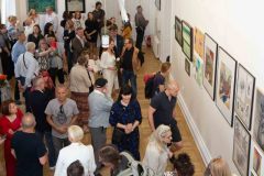17.06.2026 Szczecin. Dom Kultury 13 Muz. Galeria Foyer - Wystawa absolwentów Państwowego Liceum Sztuk Plastycznych w Szczecinie z roku 1981 - 50 x 45. Fot. DK 13 Muz.