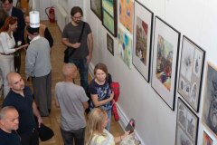 17.06.2026 Szczecin. Dom Kultury 13 Muz. Galeria Foyer - Wystawa absolwentów Państwowego Liceum Sztuk Plastycznych w Szczecinie z roku 1981 - 50 x 45. Fot. DK 13 Muz.