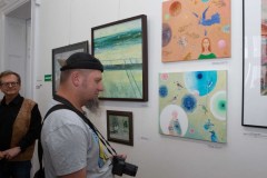 17.06.2026 Szczecin. Dom Kultury 13 Muz. Galeria Foyer - Wystawa absolwentów Państwowego Liceum Sztuk Plastycznych w Szczecinie z roku 1981 - 50 x 45. Fot. DK 13 Muz.