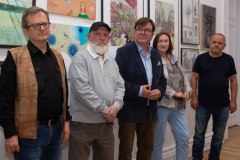 17.06.2026 Szczecin. Dom Kultury 13 Muz. Galeria Foyer - Wystawa absolwentów Państwowego Liceum Sztuk Plastycznych w Szczecinie z roku 1981 - 50 x 45. Fot. DK 13 Muz.