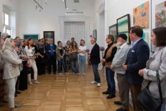 17.06.2026 Szczecin. Dom Kultury 13 Muz. Galeria Foyer - Wystawa absolwentów Państwowego Liceum Sztuk Plastycznych w Szczecinie z roku 1981 - 50 x 45. Fot. DK 13 Muz.