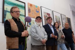 17.06.2026 Szczecin. Dom Kultury 13 Muz. Galeria Foyer - Wystawa absolwentów Państwowego Liceum Sztuk Plastycznych w Szczecinie z roku 1981 - 50 x 45. Fot. DK 13 Muz.