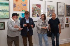 17.06.2026 Szczecin. Dom Kultury 13 Muz. Galeria Foyer - Wystawa absolwentów Państwowego Liceum Sztuk Plastycznych w Szczecinie z roku 1981 - 50 x 45. Fot. DK 13 Muz.