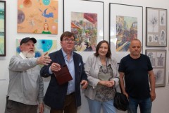 17.06.2026 Szczecin. Dom Kultury 13 Muz. Galeria Foyer - Wystawa absolwentów Państwowego Liceum Sztuk Plastycznych w Szczecinie z roku 1981 - 50 x 45. Fot. DK 13 Muz.