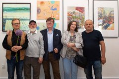 17.06.2026 Szczecin. Dom Kultury 13 Muz. Galeria Foyer - Wystawa absolwentów Państwowego Liceum Sztuk Plastycznych w Szczecinie z roku 1981 - 50 x 45. Fot. DK 13 Muz.