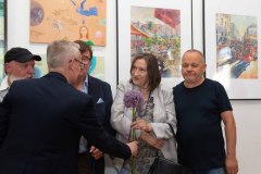 17.06.2026 Szczecin. Dom Kultury 13 Muz. Galeria Foyer - Wystawa absolwentów Państwowego Liceum Sztuk Plastycznych w Szczecinie z roku 1981 - 50 x 45. Fot. DK 13 Muz.