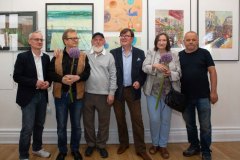 17.06.2026 Szczecin. Dom Kultury 13 Muz. Galeria Foyer - Wystawa absolwentów Państwowego Liceum Sztuk Plastycznych w Szczecinie z roku 1981 - 50 x 45. Fot. DK 13 Muz.