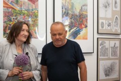 17.06.2026 Szczecin. Dom Kultury 13 Muz. Galeria Foyer - Wystawa absolwentów Państwowego Liceum Sztuk Plastycznych w Szczecinie z roku 1981 - 50 x 45. Fot. DK 13 Muz.