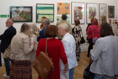 17.06.2026 Szczecin. Dom Kultury 13 Muz. Galeria Foyer - Wystawa absolwentów Państwowego Liceum Sztuk Plastycznych w Szczecinie z roku 1981 - 50 x 45. Fot. DK 13 Muz.